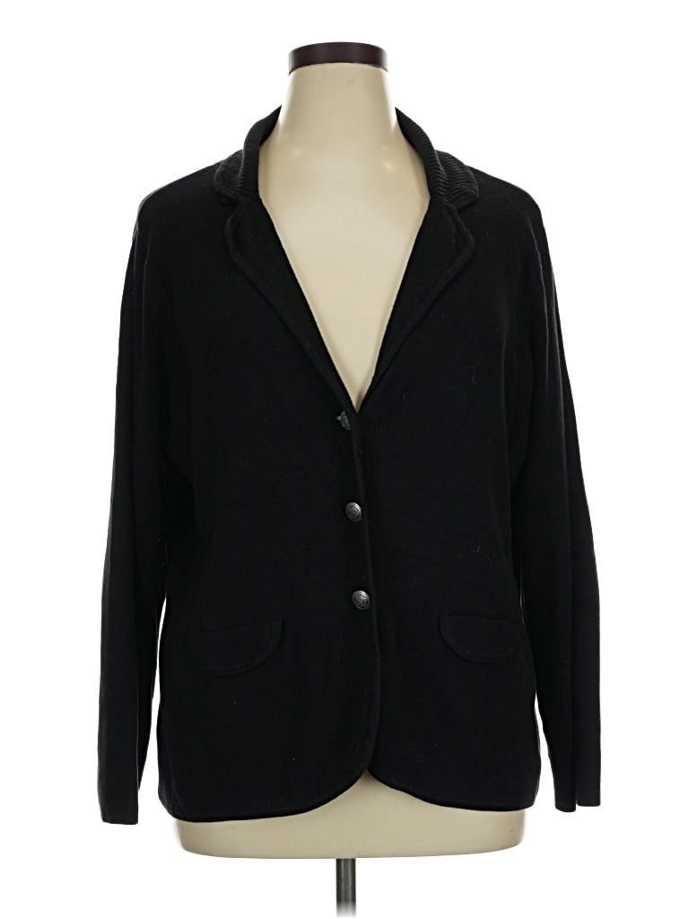 Pre-owned Apt. 9 Cardigan Sweater In Black