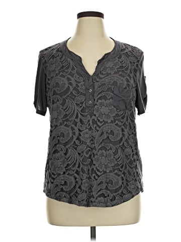 Tru Self Short Sleeve Blouse (view 1)
