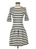 Gap Stripes Ivory Casual Dress Size 4 - photo 1