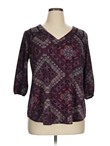 New Directions 3/4 Sleeve Blouse (view 1)