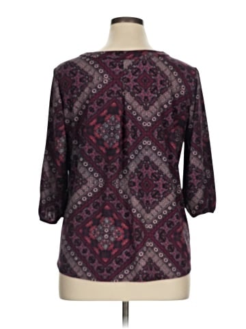 New Directions 3/4 Sleeve Blouse (view 2)