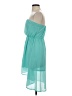 Papaya 100% Polyester Solid Teal Cocktail Dress Size S - photo 5