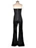 PrettyLittleThing 100% Polyurethane Solid Black Jumpsuit Size 4 - photo 2