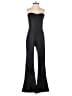 PrettyLittleThing 100% Polyurethane Solid Black Jumpsuit Size 4 - photo 1