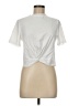 Unbranded Ivory Short Sleeve Turtleneck Size M - photo 1