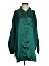 Bonjour 100% Polyester Green Long Sleeve Blouse Size 00 - photo 1