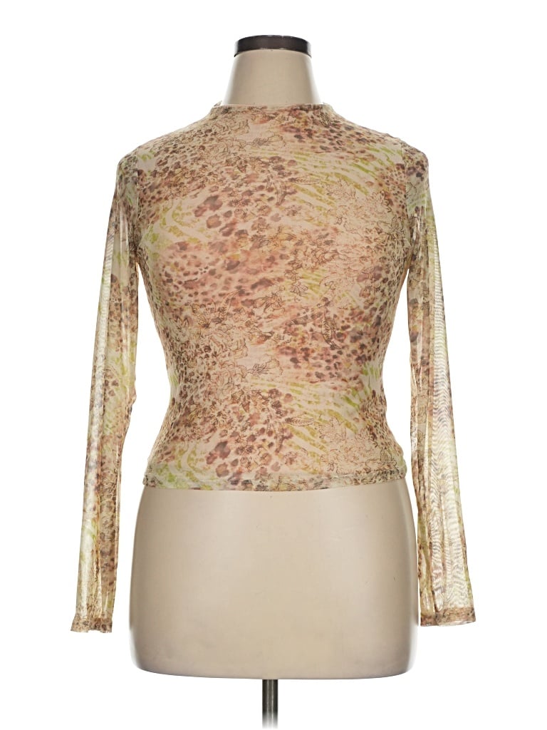 Pre-owned See You Monday Long Sleeve Turtleneck In Gold