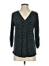 Beacon Polka Dots Teal 3/4 Sleeve Blouse Size S - photo 1