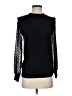 Indigo Rose Black Long Sleeve Top Size S - photo 1
