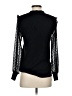 Indigo Rose Black Long Sleeve Top Size S - photo 2