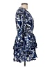 Zara 100% Polyester Blue Casual Dress Size L - photo 4