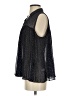 LC Lauren Conrad 100% Polyester Polka Dots Black Sleeveless Blouse Size S - photo 5