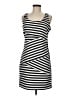 MICHAEL Michael Kors Stripes Black Casual Dress Size 8 - photo 1