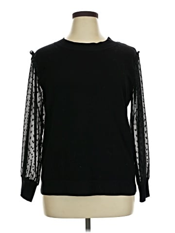Indigo Rose Pullover Sweater (view 1)