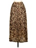 Unbranded 100% Polyester Animal Print Gold Casual Skirt Size XS - photo 1
