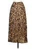 Unbranded 100% Polyester Animal Print Gold Casual Skirt Size XS - photo 2