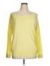 Classiques Entier Solid Yellow Sweatshirt Size XL - photo 1