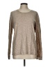 J.Crew Factory Store 100% Cotton Metallic Tan Pullover Sweater Size L - photo 1