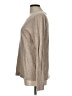 J.Crew Factory Store 100% Cotton Metallic Tan Pullover Sweater Size L - photo 5