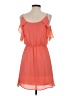 Charming Charlie 100% Polyester Solid Orange Casual Dress Size S - photo 2