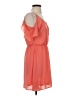 Charming Charlie 100% Polyester Solid Orange Casual Dress Size S - photo 4