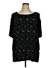 Frazier Lawrence Black Short Sleeve Top Size XL (estimated) - photo 1
