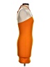Unbranded Color Block Orange Cocktail Dress Size S - photo 4