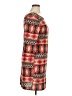 DGNY Print Red Casual Dress Size 1X - photo 4