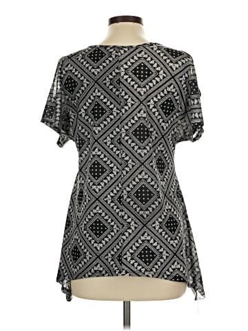 Lavish Short Sleeve Blouse (view 2)