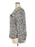 INC International Concepts Animal Print Ivory Long Sleeve Blouse Size XXL - photo 5