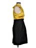 BCBGMAXAZRIA Yellow Cocktail Dress Size 2 - photo 4