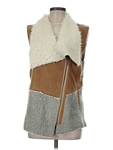 Saturday Sunday Faux Fur Vest (view 1)