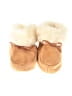 Unbranded 100% Leather Tan Booties Size EU 24 / US 7 1/2-8 (kids) - photo 2
