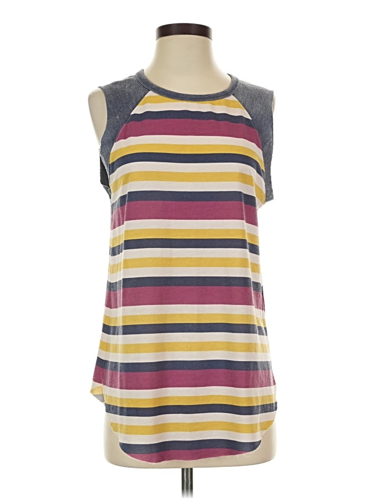 Pre-owned Peyton Jensen Sleeveless T-shirt In Gray