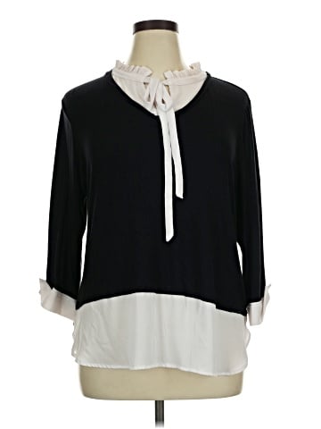 Elle 3/4 Sleeve Blouse (view 1)