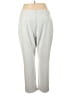 Alex Marie Solid Gray White Casual Pants Size 16 - photo 2