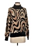 St. John Sport Animal Print Brown Pullover Sweater Size P (Petite) - photo 1