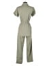 Sincerely Jules 100% Rayon Solid Green Jumpsuit Size S - photo 2