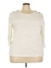 retrology Ivory 3/4 Sleeve Top Size 3X - photo 1