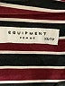 Equipment 100% Silk Stripes Red Blouse Size XS - photo 7