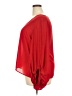 ELOQUII 100% Polyester Red Long Sleeve Blouse Size 20 - photo 5