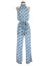 Assorted Brands Chevron-herringbone Blue Jumpsuit Size S - photo 1
