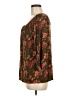 Garnet Hill Brown 3/4 Sleeve Blouse Size M - photo 5