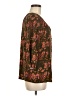Garnet Hill Brown 3/4 Sleeve Blouse Size M - photo 4