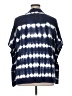 New Directions Tie-dye Blue Poncho Size 1X - photo 2