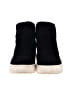 Steve Madden 100% Leather Solid Black Sneakers Size 6 1/2 - photo 2