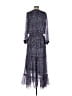 Ramy Brook 100% Polyester Blue Casual Dress Size 4 - photo 2