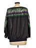 BCBGeneration 100% Polyester Black 3/4 Sleeve Blouse Size L - photo 2