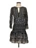 Veronica Beard 100% Silk Paisley Gray Casual Dress Size 2 - photo 1