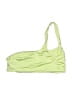 H&M Solid Green Swimsuit Top Size 6 - photo 2